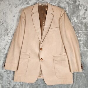 Vintage‎ Lacrosse Blazer Men's 48R Academia Preppy Wool Suede Jacket